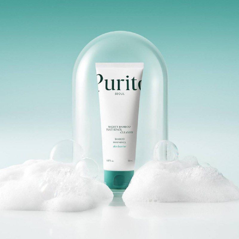 Слабокислотный гель для очищения кожи Purito Mighty Bamboo Panthenol Cleanser Слабокислотный гель для очищения кожи Purito Mighty Bamboo Panthenol Cleanser
