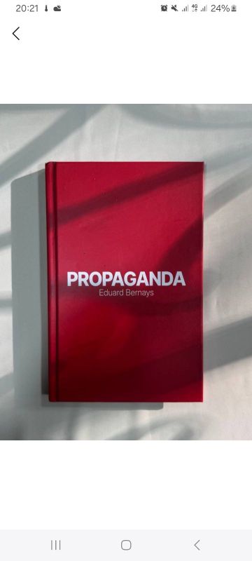 PROPAGANDA, Kitob, Bestseller PROPAGANDA, Kitob, Bestseller