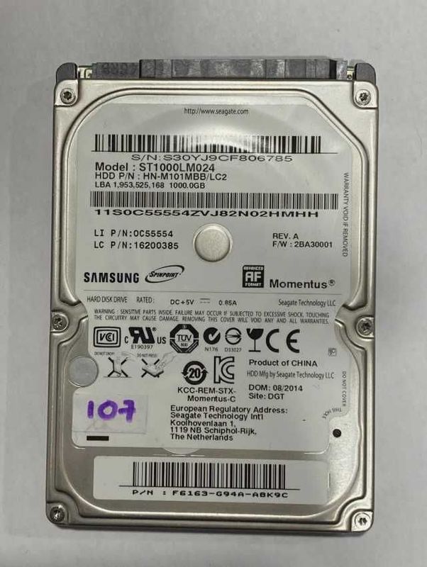 Продаю жесткий диск SAMSUNG 2.5 SATA 1000Gb Продаю жесткий диск SAMSUNG 2.5 SATA 1000Gb