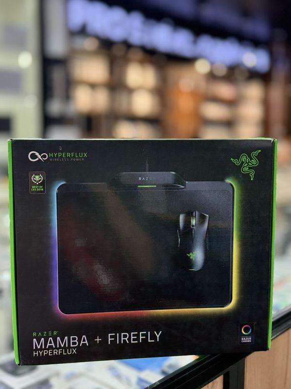 Коврик + мышка Razer Mamba Firefly Коврик + мышка Razer Mamba Firefly