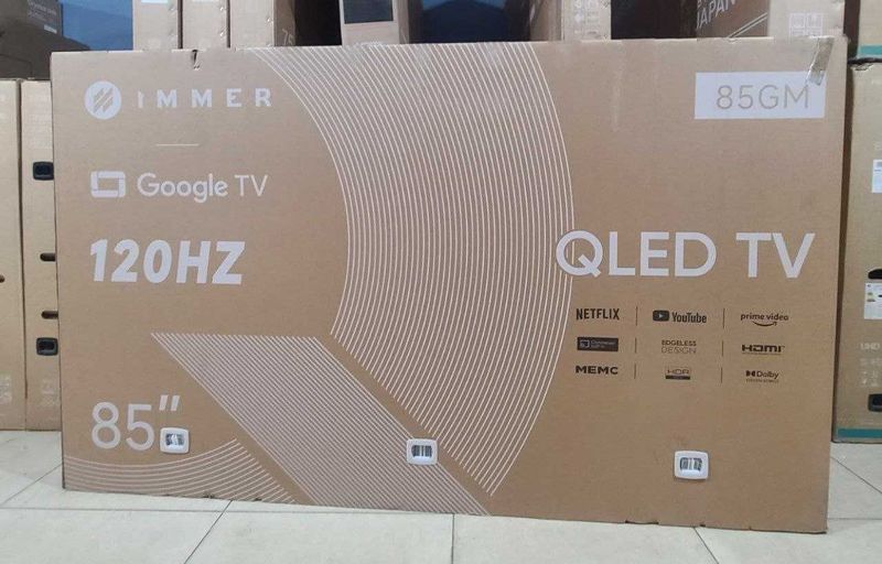 Телевизор Immer 85GM QLED UHD Smart Google TV 120Hz Телевизор Immer 85GM QLED UHD Smart Google TV 120Hz