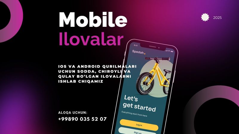 Mobile Ilovalar xizmati Mobile Ilovalar xizmati