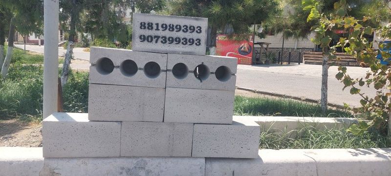 Shlakablok sotiladi sifatli va tekis