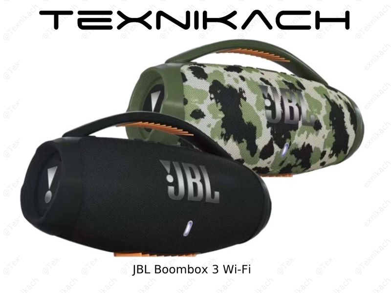 Yangi • JBL Boombox 3 Wi-Fi • Dastavka