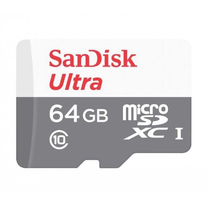 Карта памяти SanDisk Ultra microSDHC 64GB Class 10 Карта памяти SanDisk Ultra microSDHC 64GB Class 10