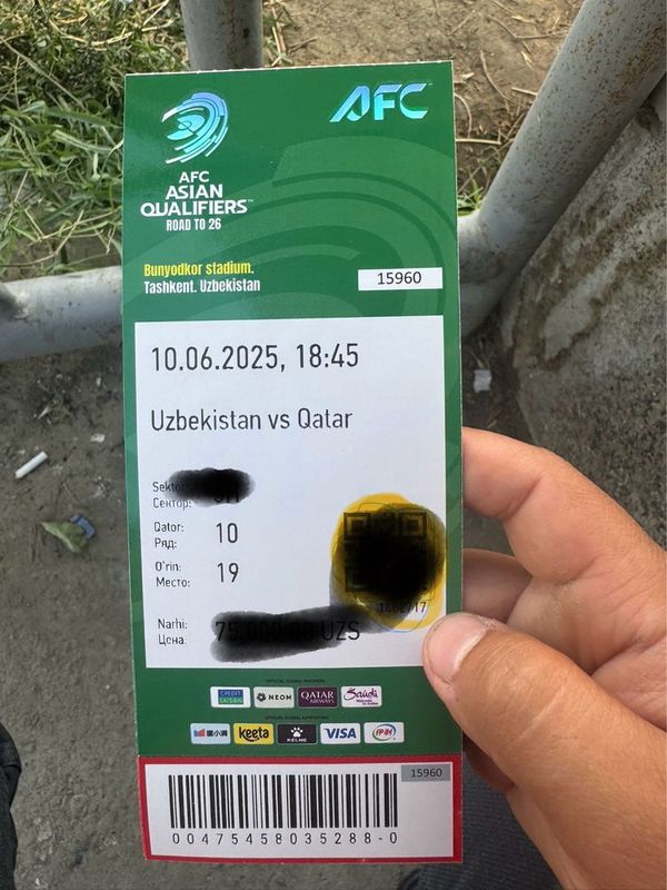 Futbol Bilet bor Yaxshi joydan 8A Sektor