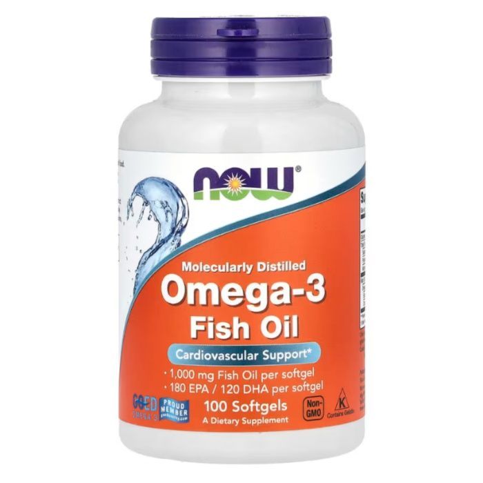 Now Foods Omega-3 – высококачественные рыбий жир в мягких капсулах для