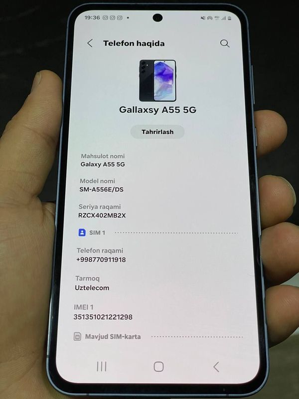 Samsung A55 5G 8/128