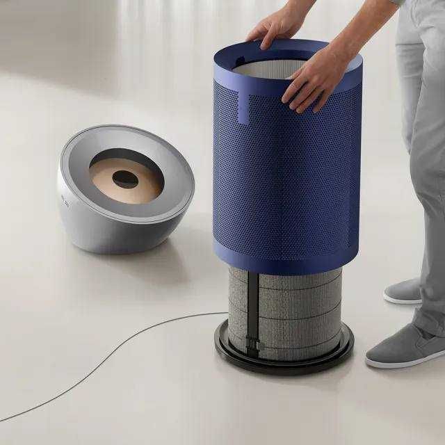 Очиститель воздуха Dyson Big+Quiet Formaldehyde BP03 Nickel and Blue Очиститель воздуха Dyson Big+Quiet Formaldehyde BP03 Nickel and Blue