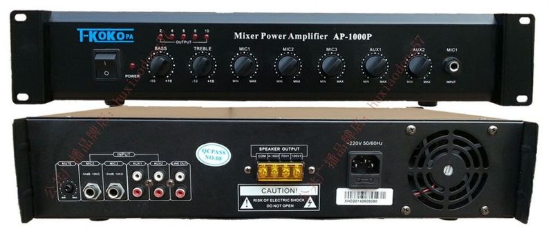 Усилитель звука Tkokopa AP-1000p 100V 360W