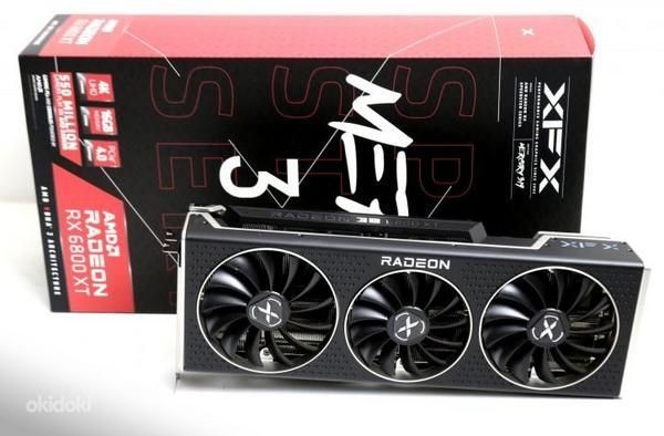 Продам видеокарту RX6800XT 16Gb XFX Merc