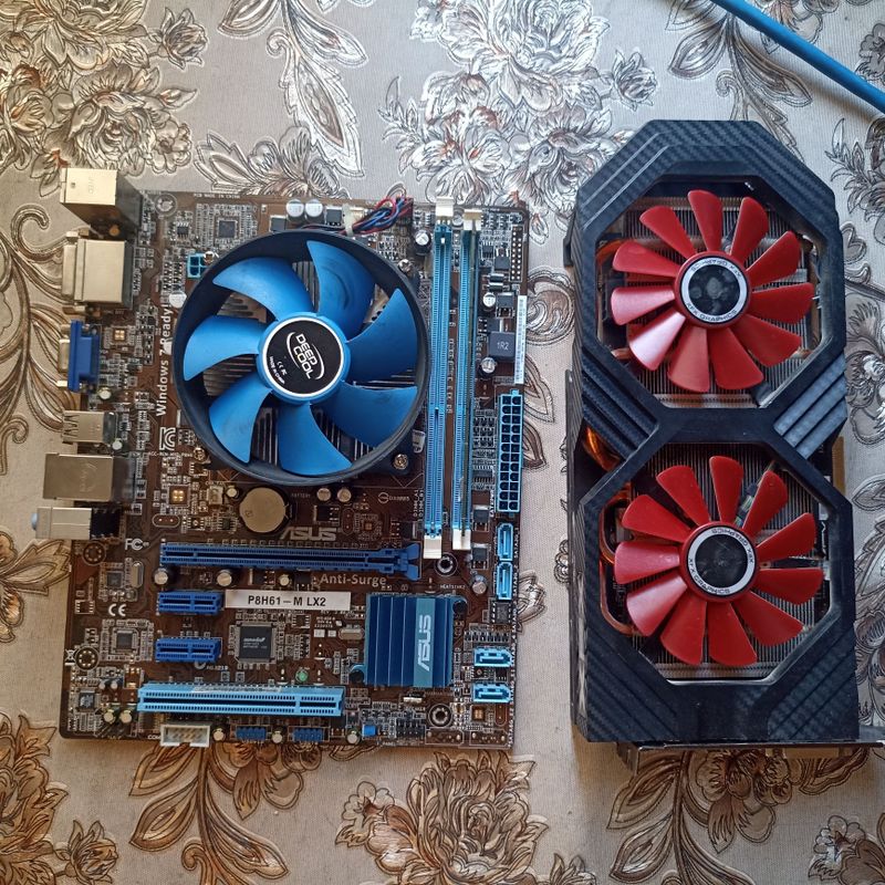 Плата asus h61m vidoekarta rx570 Плата asus h61m vidoekarta rx570