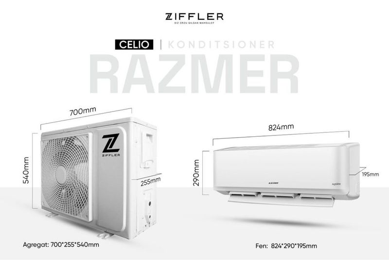 Кондиционер ZIFFLER Inverter Кондиционер ZIFFLER Inverter