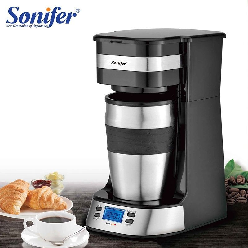 2в1 Капельная кофеварка кофемашина эспрессо американо Sonifer sf-3566 2в1 Капельная кофеварка кофемашина эспрессо американо Sonifer sf-3566