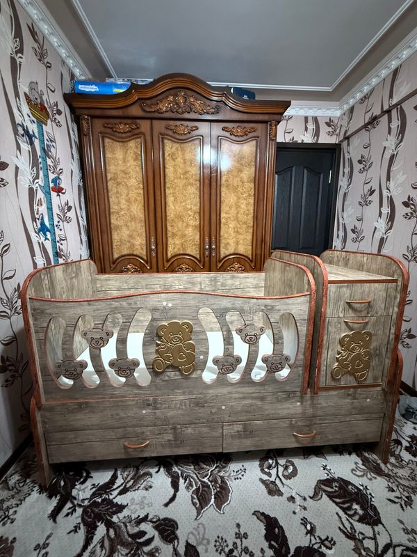 Детский кровать с люлькой Детский кровать с люлькой