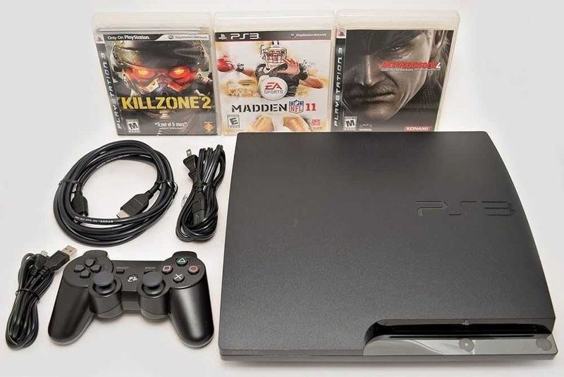 Sony PlayStation 3 Игровая приставка с играми + Бонус - Доставка