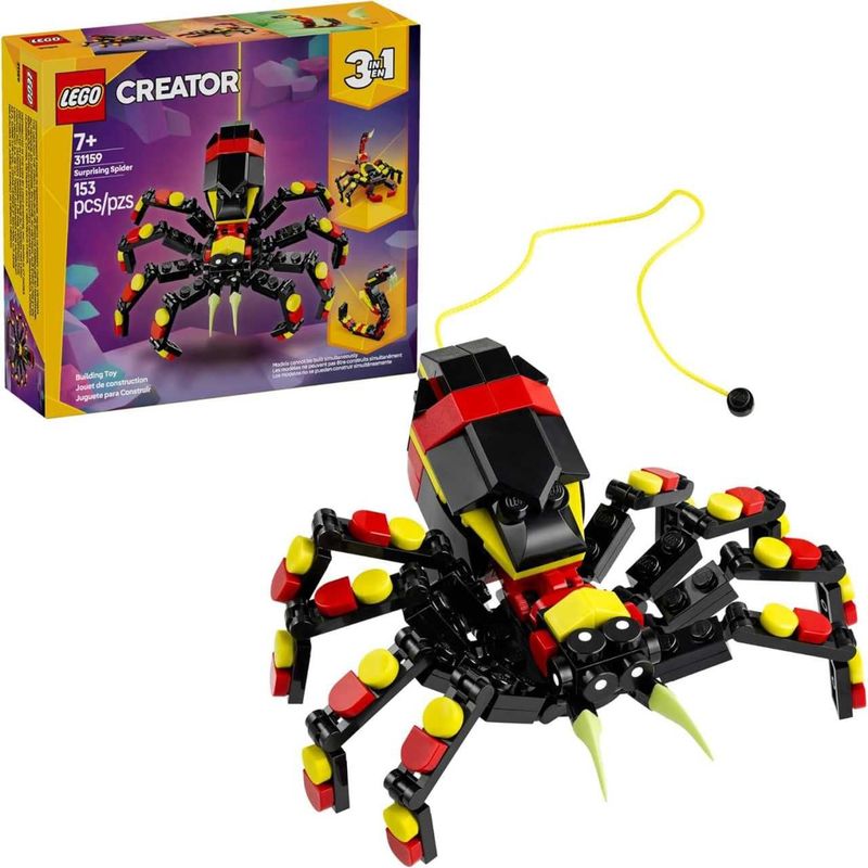 Конструктор LEGO Creator 3 в 1 Wild Animals: Surprising Spider 31159 Конструктор LEGO Creator 3 в 1 Wild Animals: Surprising Spider 31159