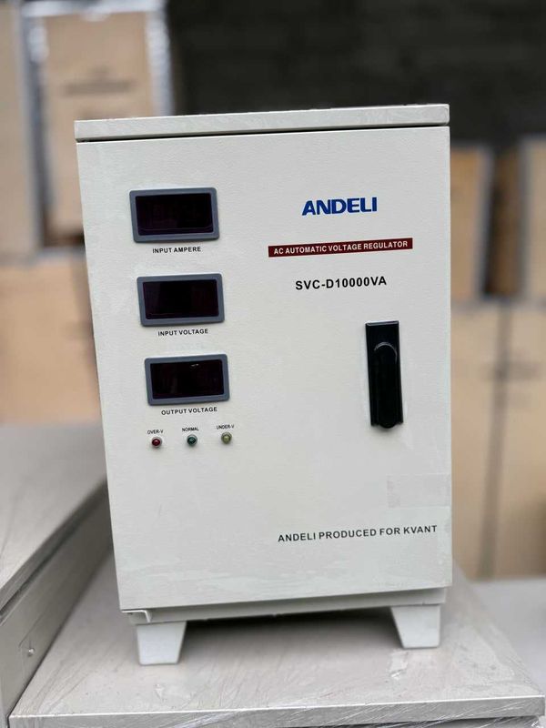 Stabilizator ANDELI SVC-D3-10000VA 6 oy KAFOLAT Stabilizator ANDELI SVC-D3-10000VA 6 oy KAFOLAT