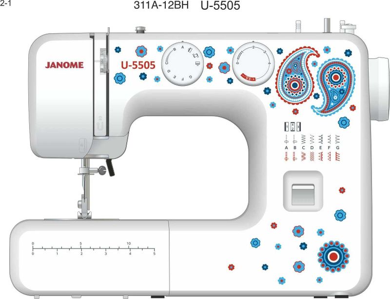 Швейная машина JANOME U-5505 (NEW) Швейная машина JANOME U-5505 (NEW)