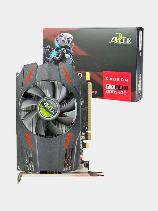 video karta sotiladi RX 550 4 gb