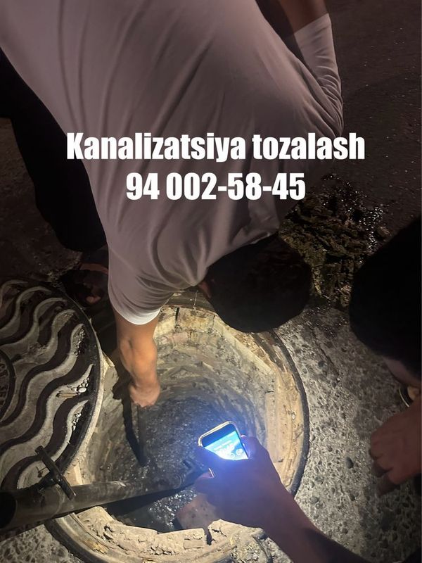 Kanalizatsiya tozalash канализатсия 24/7
