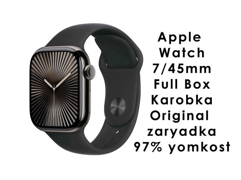 97% Yomkost! iDeal Apple Watch 7 45 mm icloud toza 100% 97% Yomkost! iDeal Apple Watch 7 45 mm icloud toza 100%