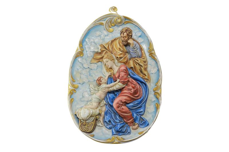 Статуэтка из фарфора Святое Семейство Capodimonte Италия Статуэтка из фарфора Святое Семейство Capodimonte Италия