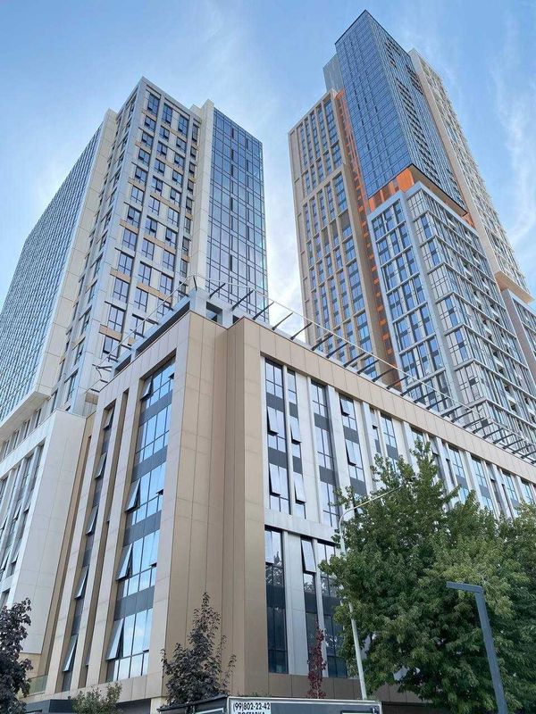 НЕБОСКРЁБ ЖК "Nest one" Вид на Парк Ташкент Сити НЕБОСКРЁБ ЖК "Nest one" Вид на Парк Ташкент Сити