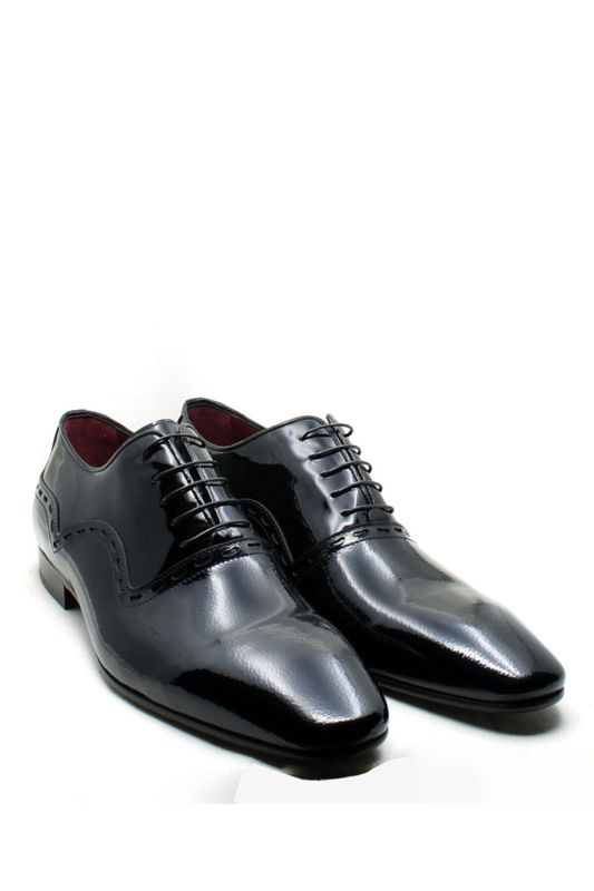 Новые туфли Oxford Buffalo, 43 размер, лаковые, ручная работа, черные Новые туфли Oxford Buffalo, 43 размер, лаковые, ручная работа, черные