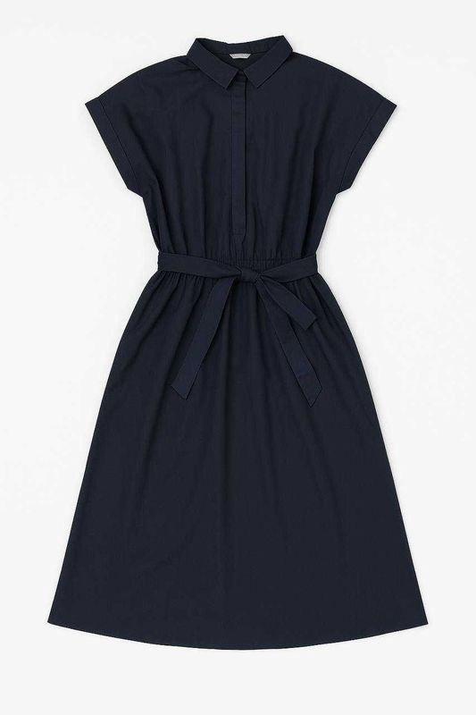 Хлопковое жаккардовое платье uniqlo