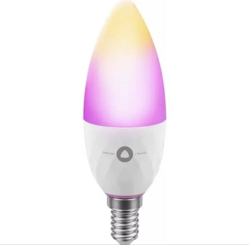 Умная Лампа "Яндекс" E14 YNDX-00017, с RGB, мощность 4.8Вт, 15000ч Умная Лампа "Яндекс" E14 YNDX-00017, с RGB, мощность 4.8Вт, 15000ч