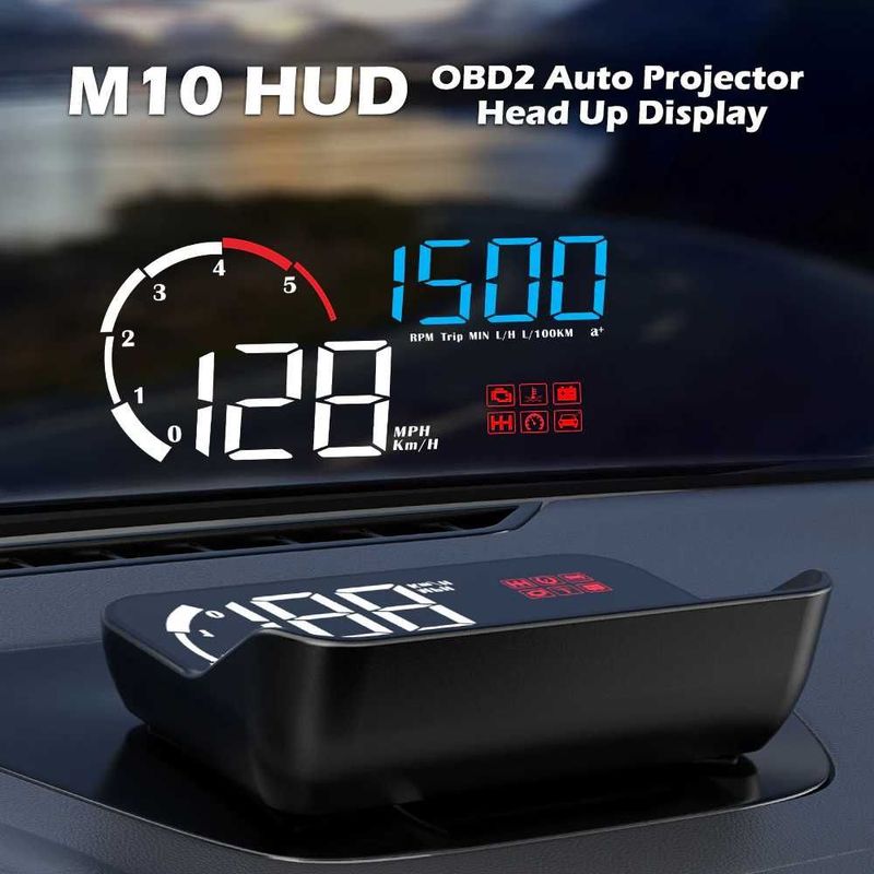 HUD модель M10 OBD2 Проектор на лобовое стекло автомобиля