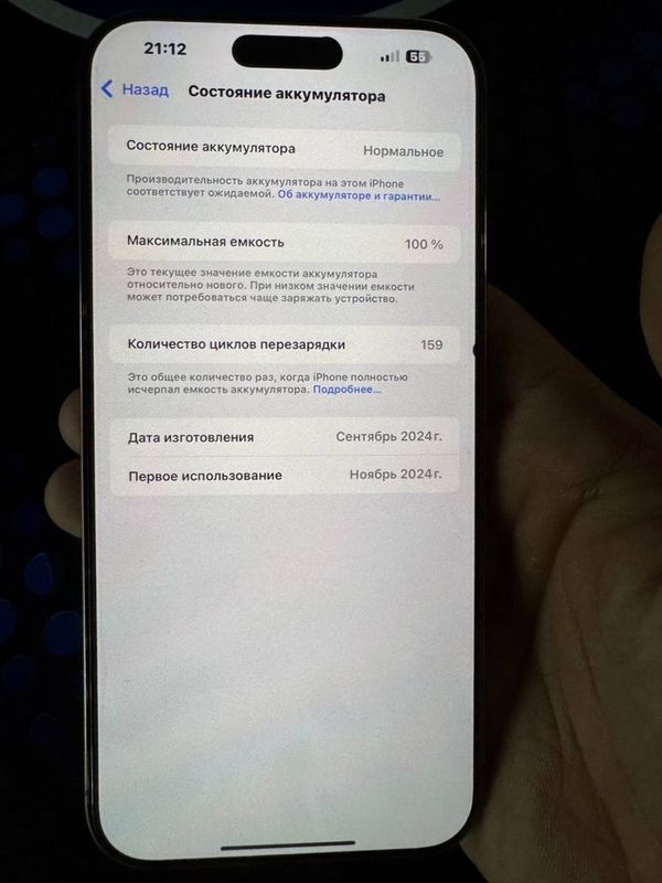 Iphone 16 pro max 100% Iphone 16 pro max 100%