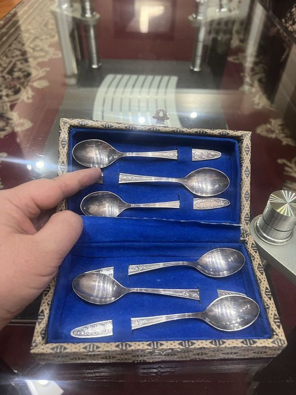 Мельхиоровые чайные ложки Мельхиоровые чайные ложки