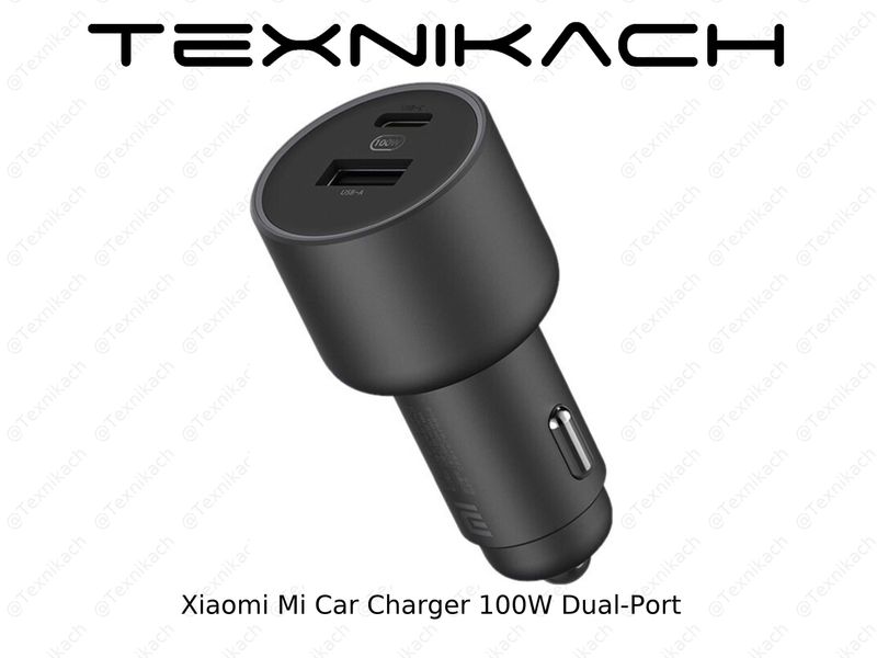 Yangi • Xiaomi Mi Car Charger 100W Dual-Port • Dastavka