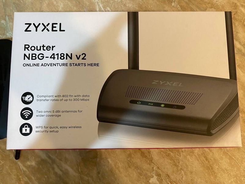 Роутер zyxel nbg-418n v2