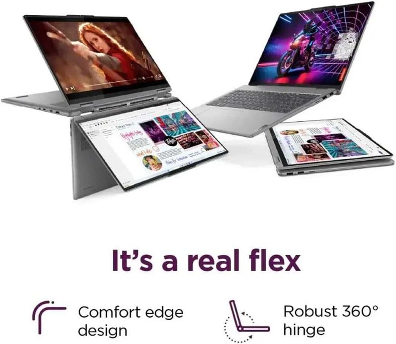 Lenovo Yoga 7 2-in-1 16" WUXGA AMD Ryzen 5 8640HS 8GB 512GB 16'' Touch Lenovo Yoga 7 2-in-1 16" WUXGA AMD Ryzen 5 8640HS 8GB 512GB 16'' Touch