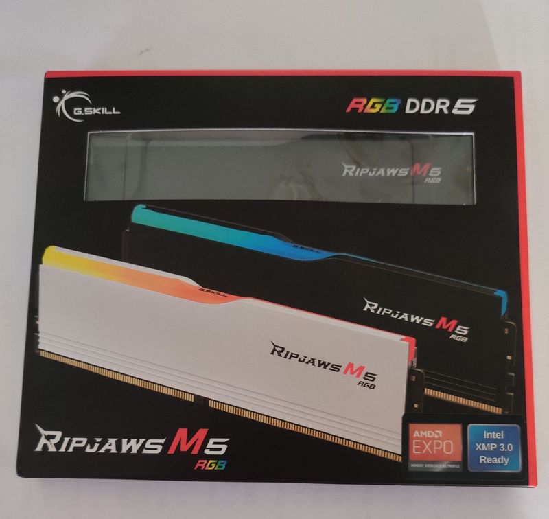 G.skill Ripjaws M5 32gb (2x16gb) DDR5 6000Mhz G.skill Ripjaws M5 32gb (2x16gb) DDR5 6000Mhz