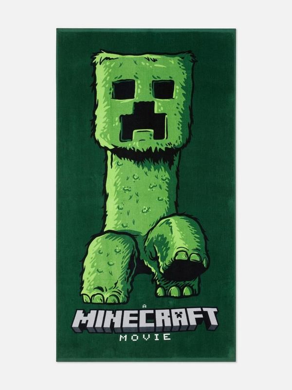 Полотенце Minecraft Криппер 90*170 Новые махровые пляжные Полотенце Minecraft Криппер 90*170 Новые махровые пляжные