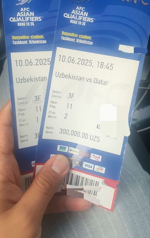 Uzbekiston vs Qatar belet 3F sektor Uzbekiston vs Qatar belet 3F sektor