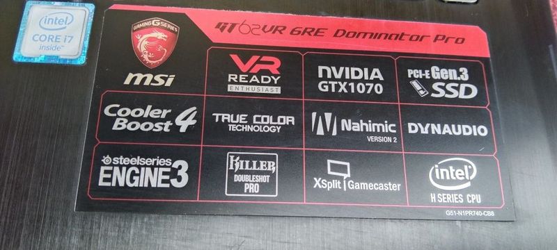 sotiladi MSI GAMING geymerskiy core i7/6 avlod