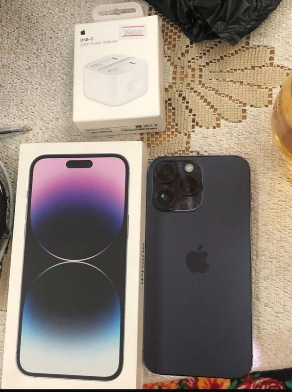 iPhone 14 ProMax ZA/A 256Gb 2 ta sim kartali iPhone 14 ProMax ZA/A 256Gb 2 ta sim kartali