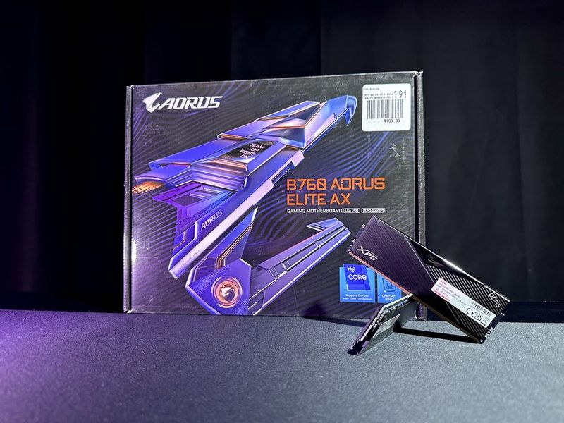 Оптимальный Комплект XPG DDR5 2x8GB+ Gigabyte B760 Aorus Elite AX WiFi