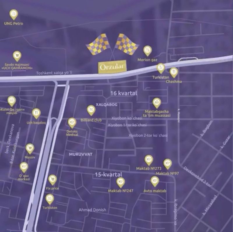 1-комнатная квартира, 48 м², Юнусабадский район, Метро Туркестан 1-комнатная квартира, 48 м², Юнусабадский район, Метро Туркестан