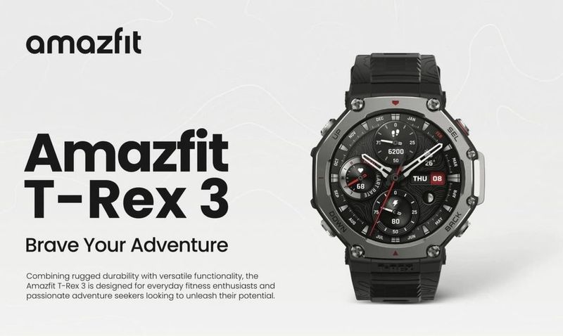 Новый Amazfit T-Rex 3 • Часы •