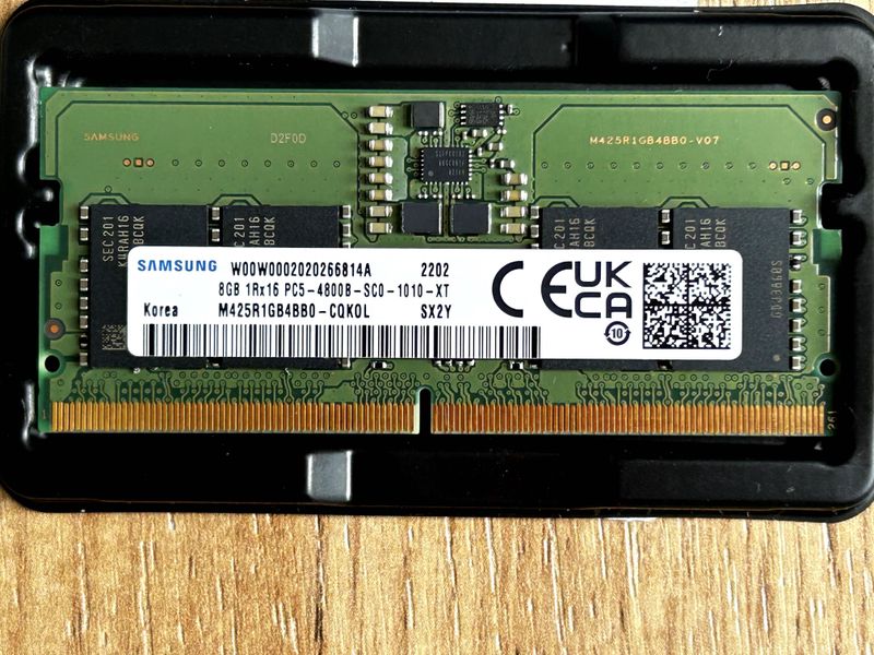 DDR5 SODIMM Samsung 8GB 4800MHz