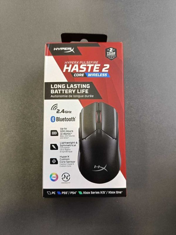 Беспроводная игровая мышка HyperX Pulsefire Haste 2 Core Black 8R2E6AA Беспроводная игровая мышка HyperX Pulsefire Haste 2 Core Black 8R2E6AA