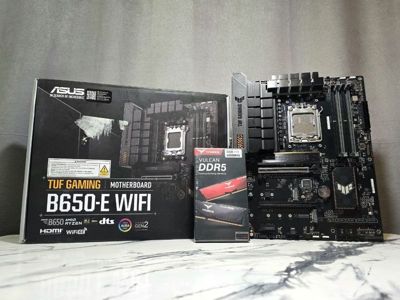 32GB + Asus TUF Gaming B650E WIFI 32GB + Asus TUF Gaming B650E WIFI