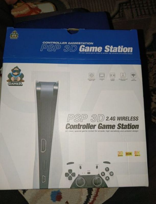 PSP 3D 2.4G wireless controller game station PSP 3D 2.4G wireless controller game station