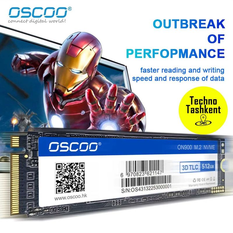 Твердотельный диск Oscoo SSD M2 3500Мб/с 128 GB, SSD жесткий диск M.2 Твердотельный диск Oscoo SSD M2 3500Мб/с 128 GB, SSD жесткий диск M.2